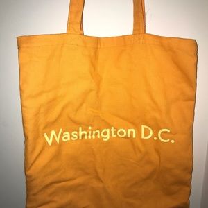 OUTDOOR VOICES orange tote from Washington DC shop